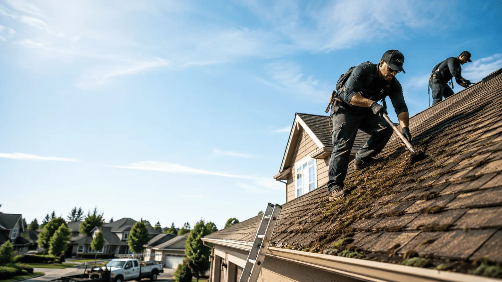 Roof Moss Removal in Mcleod, TX near me